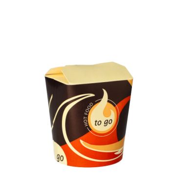 Take-away box "To Go" kantig 550 ml 10 cm x 8,5 cm x 7,5 cm