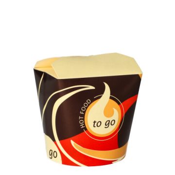 Take-away box "To Go" kantig 750 ml 10,1 cm x 10 cm x 9,1 cm