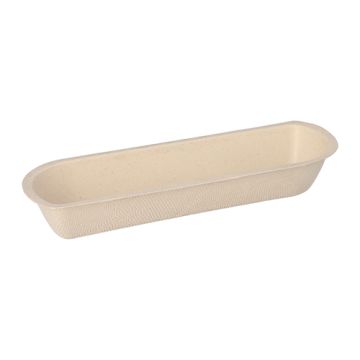 Snacksbricka Sockerrör 3,3 cm x 7,1 cm x 21 cm natur