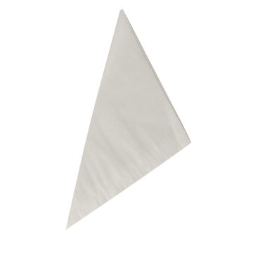 Pappersstrut, cellulosa, med söm 23 cm x 23 cm x 32,5 cm vit innehåll 250 g