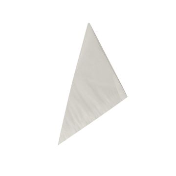 Pappersstrut, smörpapper, 17 cm x 17 cm x 24 cm vit innehåll 100 g, fettbeständigt