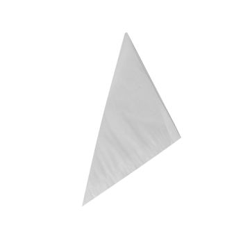 Pappersstrut, smörpapper, 19 cm x 19 cm x 27 cm vit innhåll 125 g, fettbeständigt
