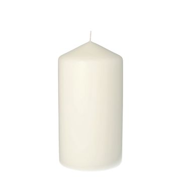 Blockljus Ø 80 mm · 150 mm vit
