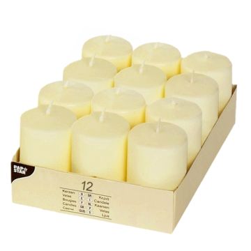 Blockljus Ø 40 mm · 60 mm elfenben "Ivory"
