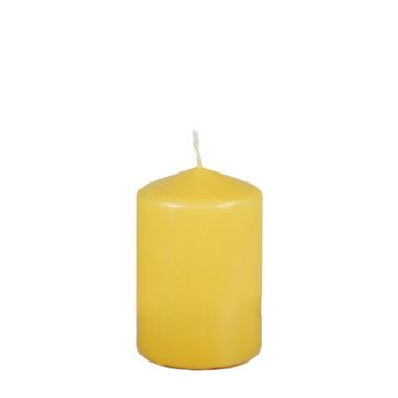 Blockljus Ø 69 mm · 100 mm gul