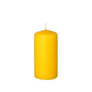 Blockljus Ø 50 mm · 100 mm gul