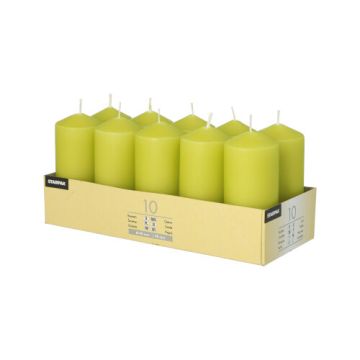 Blockljus Ø 40 mm · 90 mm kiwi