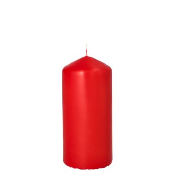 Blockljus Ø 60 mm · 130 mm röd