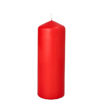 Blockljus Ø 60 mm · 165 mm röd