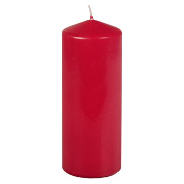 Blockljus Ø 69 mm · 180 mm rubin
