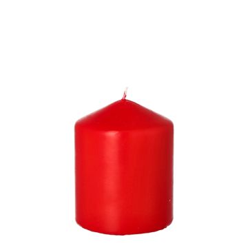 Blockljus Ø 80 mm · 100 mm röd