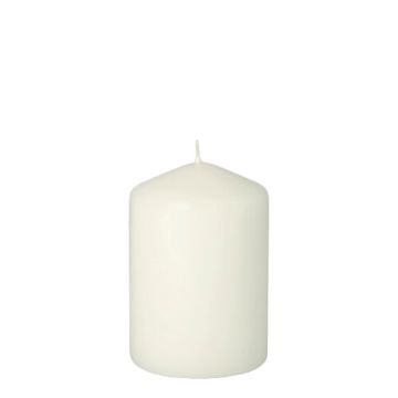 Blockljus Ø 69 mm · 100 mm vit