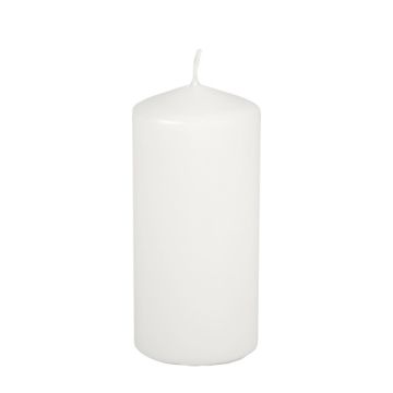 Blockljus Ø 69 mm · 150 mm vit