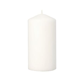 Blockljus Ø 80 mm · 150 mm vit