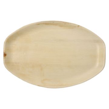 Bricka, Palmblad "pure" oval 3 cm x 43 cm x 29 cm natur