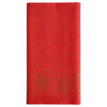 Duk, tygliknande, airlaid 120 cm x 180 cm röd "Christmas Shine"
