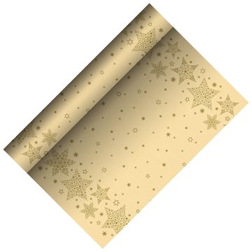 Bordslöpare, airlaid 3 m x 40 cm creme "Christmas Shine"