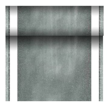 Bordslöpare, tygliknande, PV-Tissue mix "ROYAL Collection" 24 m x 40 cm "Chalk"