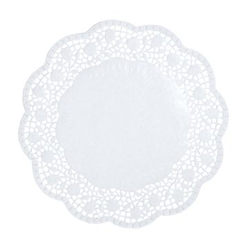 Tårtpapper rund Ø 30 cm vit