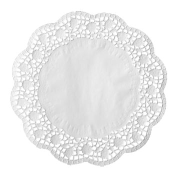Tårtpapper rund Ø 32 cm vit