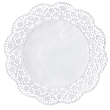 Tårtpapper rund Ø 36 cm vit