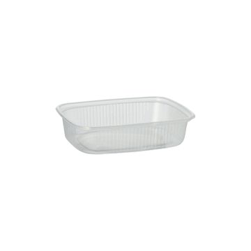 Förpackningsbehållare kantig 125 ml 2,8 cm x 8,1 cm x 10,8 cm klar