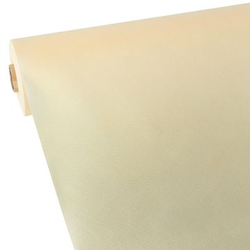 Bordsduk, tygliknande, nonwoven "soft selection" 40 m x 0,9 m creme