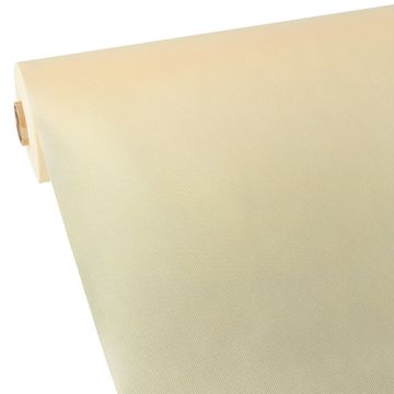 Bordsduk, tygliknande, nonwoven "soft selection" 40 m x 1,18 m creme