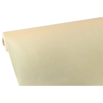 Bordsduk, tygliknande, nonwoven "soft selection" 40 m x 1,18 m creme