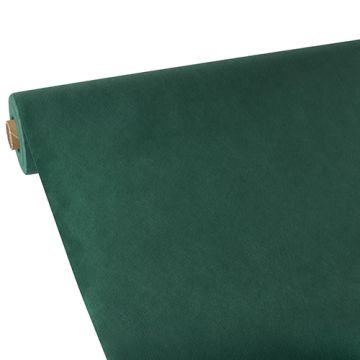 Bordsduk, tygliknande, nonwoven "soft selection" 25 m x 1,18 m mörkgrön