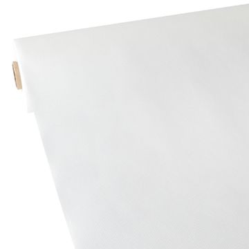 Bordsduk, tygliknande, nonwoven "soft selection" 40 m x 0,9 m vit