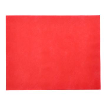 Bordstablett, tygliknande "soft selection" 30 cm x 40 cm röd