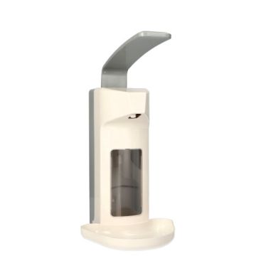 Väggdispenser 30 x 15 x 21 cm vit "plast" 500 ml med dropptråg