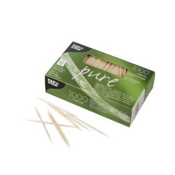 Tandpetare, trä "pure" rund 6,8 cm