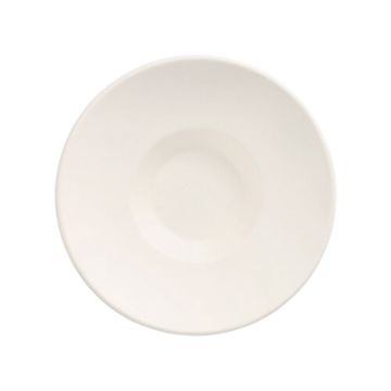 Tallrik Sockerrör "pure" rund Ø 14,5 cm · 3,5 cm vit "Cella"