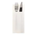 Airlaid Bestecktaschen, 40 x 33 cm,1/8-Falz, weiss - Bild 1 thumbnail