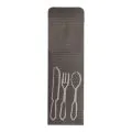 Bestecktaschen anthrazit , 23,5 x 7,3 cm inklusive farbiger Bistro Serviette - Bild 3 thumbnail