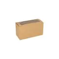 Cup-Cake Kartons eckig 10 cm x 18,5 cm x 8,5 cm mit Sichtfenster aus PLA - Bild 3 thumbnail