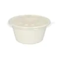 Deckel für Zuckerrohrschalen rund Ø 16,4 cm · 1,1 cm weiss - Bild 3 thumbnail