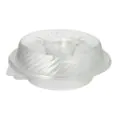 Feinkost- und Salatschalen mit Klappdeckel PP rund 950 ml 9,2 cm x 22 cm x 21,5 cm mit Dipfach - Bild 1 thumbnail