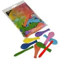 Luftballons farbig sortiert "verschiedene Formen" - Bild 1 thumbnail