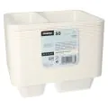 Mikrowellenschalen, PP 2-geteilt 1205 ml weiss - Bild 2 thumbnail