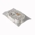 Mokkadeckchen oval 22 x 15 cm weiss - Bild 2 thumbnail