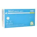 Nitrilhandschuhe, puderfrei, weiss, Größe S, "Medi-Inn®", "White Soft"
 - Bild 1 thumbnail