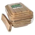 Palmblatt Trays, "pure", eckig, 6,5 x 17,5 x 25,5 cm, mit Deckel und Banderole - Bild 3 thumbnail
