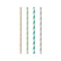 Papierstrohhalme Ø 6 mm · 20 cm "Stripes" sortiert - Bild 1 thumbnail