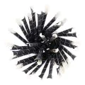 Papierstrohhalme mit Löffel "pure" Ø 8 mm · 20 cm schwarz/weiss "Stripes" - Bild 3 thumbnail