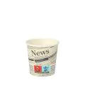 Pappbecher "To Go", 0,1 l "Newsprint" - Bild 1 thumbnail
