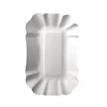 Pappschalen eckig "pure" 9 x 14 x 3 cm weiss - Bild 1 thumbnail
