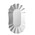 Pappschalen oval "pure" 10,5 x 17,5 x 3 cm weiss - Bild 1 thumbnail